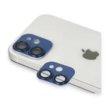 Uray store Apple iPhone 11 Pers Alüminyum Kamera Lens - Lacivert