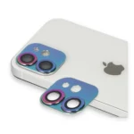 Uray store Apple iPhone 11 Pers Alüminyum Kamera Lens - Rainbow