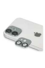 Uray store Apple iPhone 11 Pers Alüminyum Kamera Lens - Yeşil