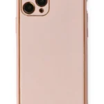 Uray store Apple iPhone 11 Pro Kılıf Coco Deri Silikon Kapak - Pembe