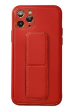Uray store Apple iPhone 11 Pro Kılıf Coco Deri Standlı Kapak - Kırmızı