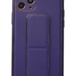 Uray store Apple iPhone 11 Pro Kılıf Coco Deri Standlı Kapak - Mor