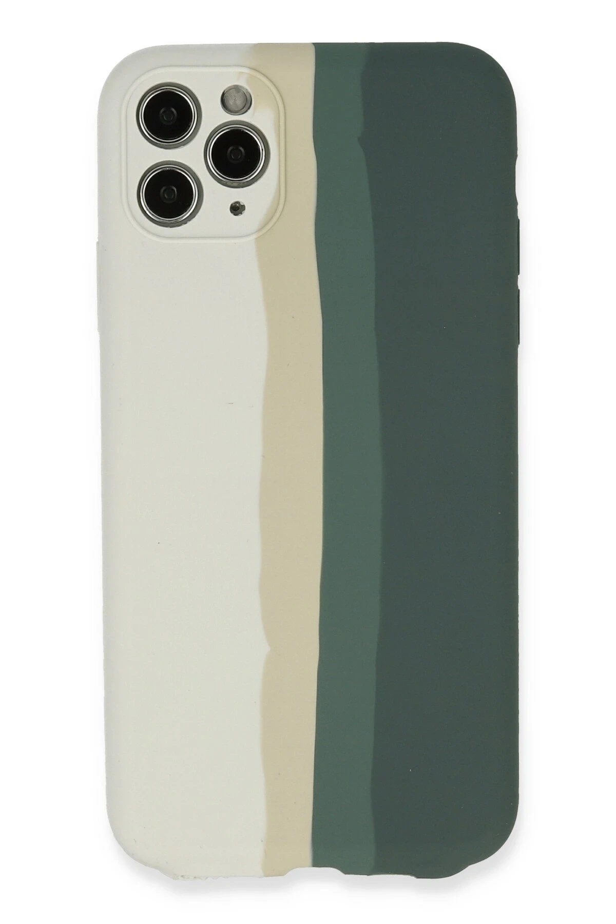 newface-iphone-11-pro-kilif-ebruli-lansman-silikon-beyaz-gri-default Uray store Apple iPhone 11 Pro Kılıf Ebruli Lansman Silikon - Beyaz-Gri - Görsel 1