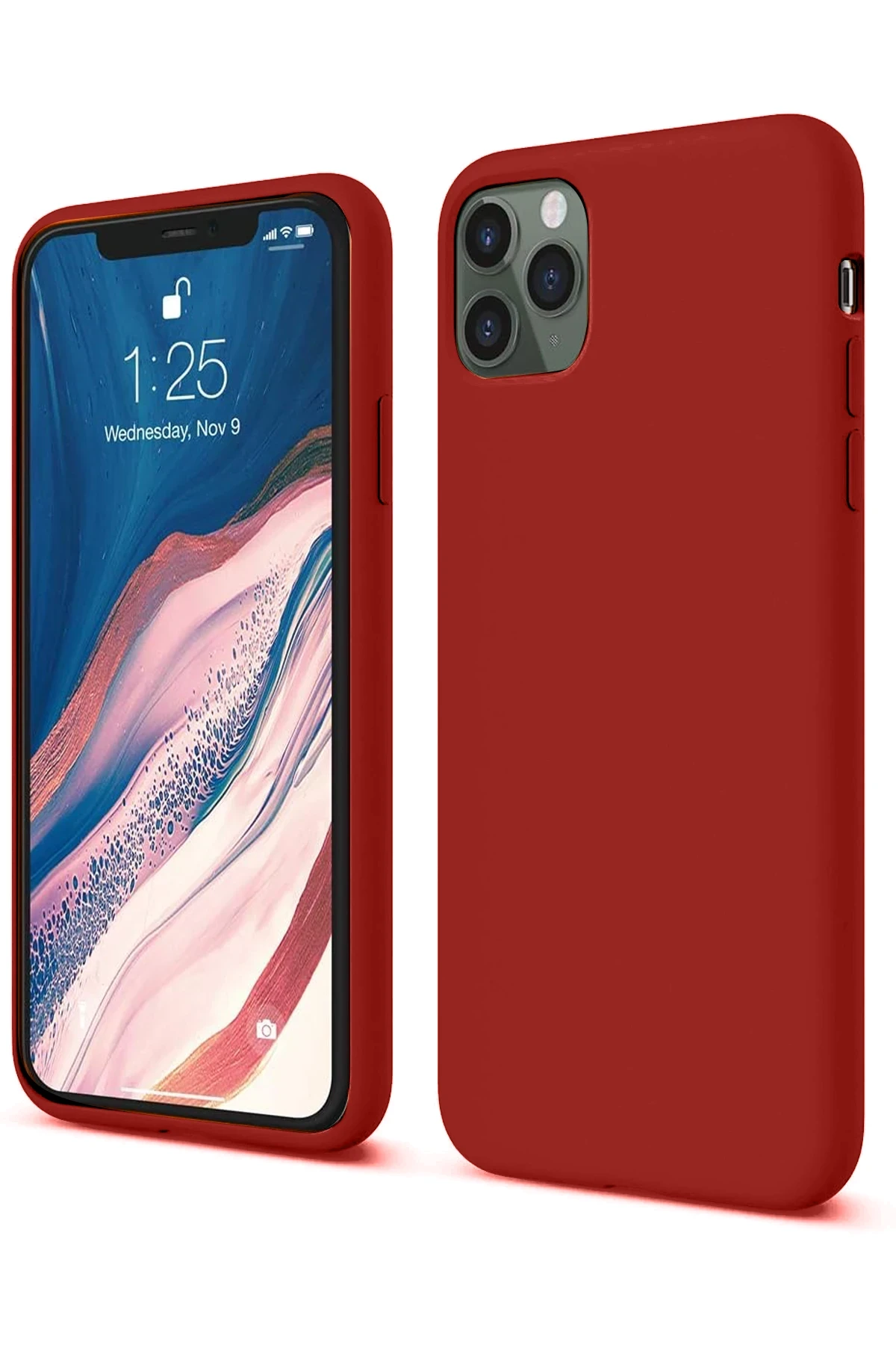 newface-iphone-11-pro-kilif-first-silikon-bordo-default Uray store Apple iPhone 11 Pro Kılıf First Silikon - Bordo - Görsel 1