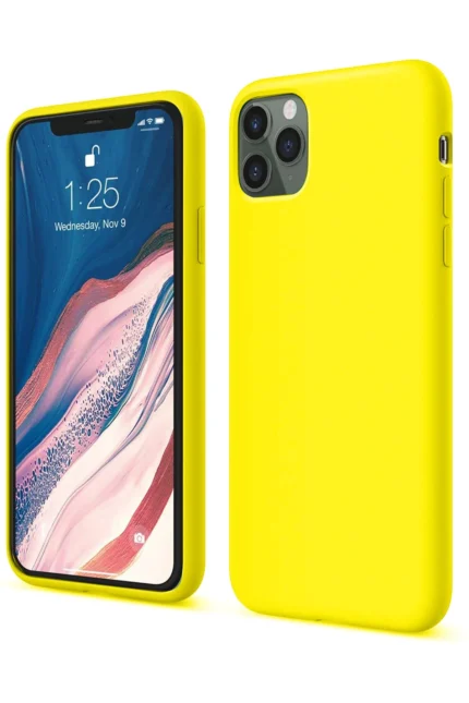 Uray store Apple iPhone 11 Pro Kılıf First Silikon - Sarı