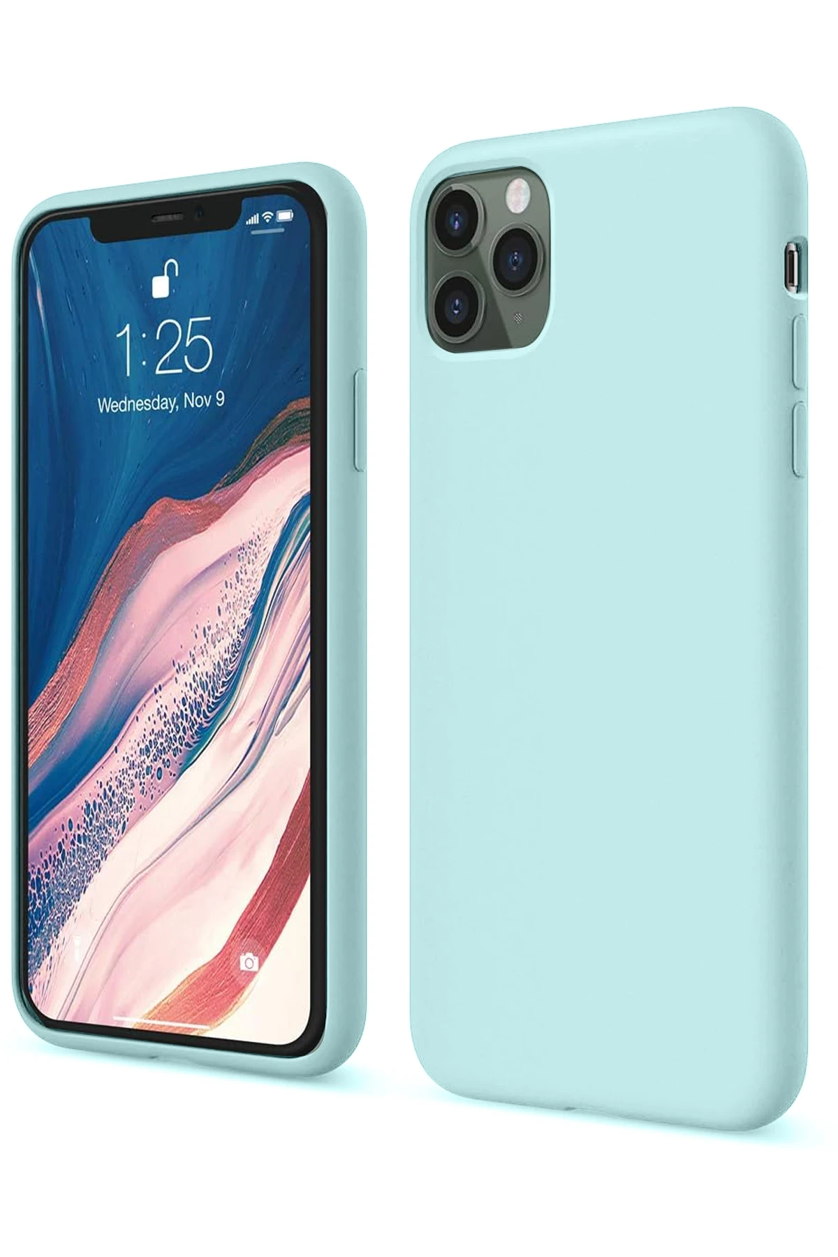newface-iphone-11-pro-kilif-first-silikon-turkuaz-default Uray store Apple iPhone 11 Pro Kılıf First Silikon - Turkuaz - Görsel 1