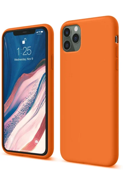 Uray store Apple iPhone 11 Pro Kılıf First Silikon - Turuncu