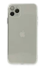 Uray store Apple iPhone 11 Pro Kılıf Fly Lens Silikon - Şeffaf