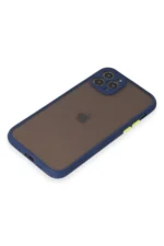 Uray store Apple iPhone 11 Pro Kılıf Montreal Silikon Kapak - Lacivert - Görsel 4