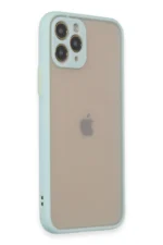 Uray store Apple iPhone 11 Pro Kılıf Montreal Silikon Kapak - Turkuaz - Görsel 2