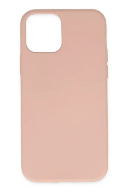 Uray store Apple iPhone 11 Pro Kılıf Nano içi Kadife Silikon - Pudra