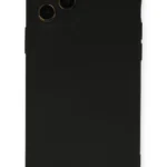 Uray store Apple iPhone 11 Pro Kılıf Nano içi Kadife Silikon - Siyah