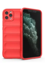 Uray store Apple iPhone 11 Pro Kılıf Optimum Silikon - Kırmızı