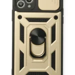 Uray store Apple iPhone 11 Pro Kılıf Pars Lens Yüzüklü Silikon - Gold