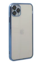 Uray store Apple iPhone 11 Pro Kılıf Razer Lensli Silikon - Açık Mavi - Görsel 2