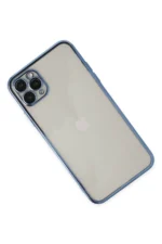 Uray store Apple iPhone 11 Pro Kılıf Razer Lensli Silikon - Açık Mavi - Görsel 3