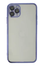 Uray store Apple iPhone 11 Pro Kılıf Razer Lensli Silikon - Mor