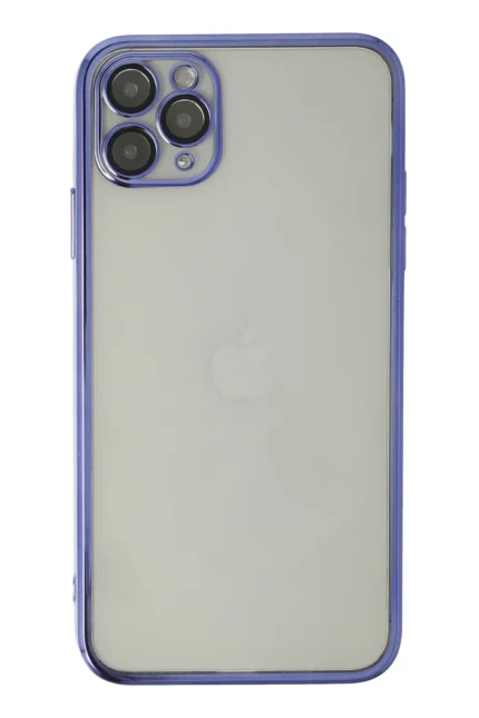 Uray store Apple iPhone 11 Pro Kılıf Razer Lensli Silikon - Mor