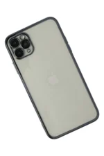 Uray store Apple iPhone 11 Pro Kılıf Razer Lensli Silikon - Siyah - Görsel 2