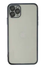 Uray store Apple iPhone 11 Pro Kılıf Razer Lensli Silikon - Siyah