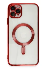 Uray store Apple iPhone 11 Pro Max Kılıf Kross Magneticsafe Kapak - Kırmızı