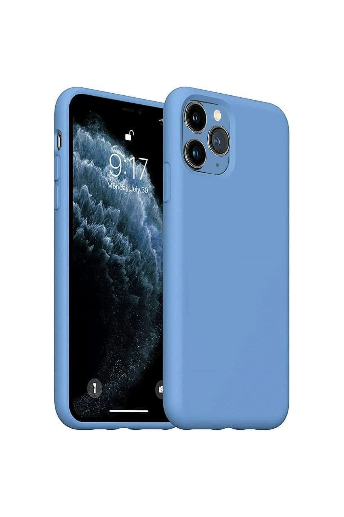 newface-iphone-11-pro-max-kilif-nano-ici-kadife-silikon-mavi-default Uray store Apple iPhone 11 Pro Max Kılıf Nano içi Kadife Silikon - Mavi - Görsel 1
