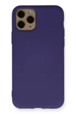 Uray store Apple iPhone 11 Pro Max Kılıf Nano içi Kadife Silikon - Mor