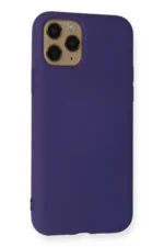 Uray store Apple iPhone 11 Pro Max Kılıf Nano içi Kadife Silikon - Mor - Görsel 3