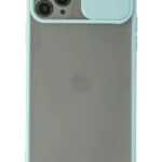 Uray store Apple iPhone 11 Pro Max Kılıf Palm Buzlu Kamera Sürgülü Silikon - Turkuaz