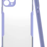 Uray store Apple iPhone 11 Pro Max Kılıf Platin Silikon - Lila