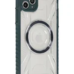 Uray store Apple iPhone 11 Pro Max Kılıf Prag Magneticsafe Kapak - Koyu Yeşil