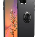 Uray store Apple iPhone 11 Pro Max Kılıf Range Yüzüklü Silikon - Siyah