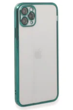 Uray store Apple iPhone 11 Pro Max Kılıf Razer Lensli Silikon - Yeşil - Görsel 3