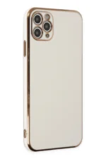 Uray store Apple iPhone 11 Pro Max Kılıf Volet Silikon - Beyaz