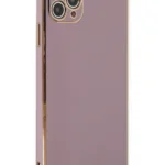 Uray store Apple iPhone 11 Pro Max Kılıf Volet Silikon - Mor
