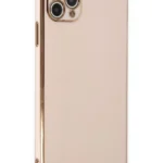 Uray store Apple iPhone 11 Pro Max Kılıf Volet Silikon - Pembe