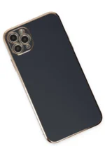 Uray store Apple iPhone 11 Pro Max Kılıf Volet Silikon - Siyah - Görsel 2