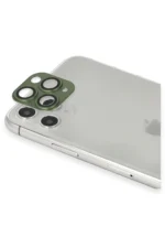 Uray store Apple iPhone 11 Pro Max Pers Alüminyum Kamera Lens - Yeşil - Görsel 2