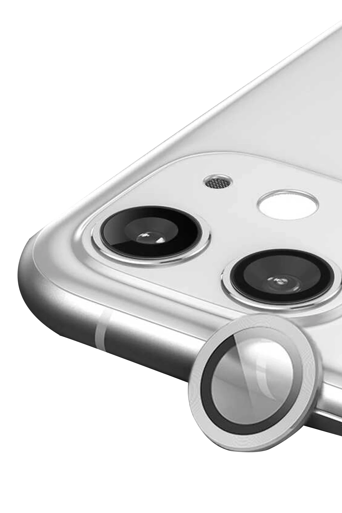 newface-iphone-11-raze-metal-kamera-lens-gumus-default Uray store Apple iPhone 11 Raze Metal Kamera Lens - Gümüş - Görsel 1