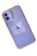 Uray store Apple iPhone 12 Kılıf Element Silikon - Pembe - Görsel 3