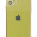 Uray store Apple iPhone 12 Kılıf Fly Lens Silikon - Şeffaf