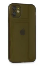 Uray store Apple iPhone 12 Kılıf Fly Lens Silikon - Siyah - Görsel 2