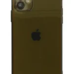 Uray store Apple iPhone 12 Kılıf Fly Lens Silikon - Siyah
