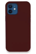 Uray store Apple iPhone 12 Kılıf Lansman Legant Silikon - Bordo