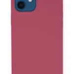 Uray store Apple iPhone 12 Kılıf Lansman Legant Silikon - Fuşya