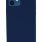 Uray store Apple iPhone 12 Kılıf Lansman Legant Silikon - Lacivert