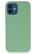 Uray store Apple iPhone 12 Kılıf Lansman Legant Silikon - Yeşil