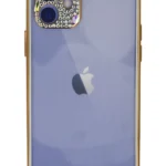 Uray store Apple iPhone 12 Kılıf Liva Taşlı Silikon - Beyaz