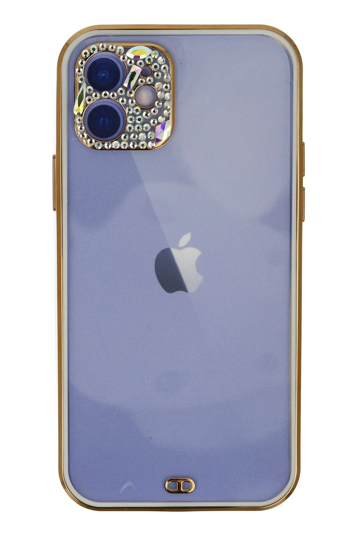 newface-iphone-12-kilif-liva-tasli-silikon-beyaz-default Uray store Apple iPhone 12 Kılıf Liva Taşlı Silikon - Beyaz - Görsel 1