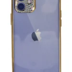 Uray store Apple iPhone 12 Kılıf Liva Taşlı Silikon - Mor